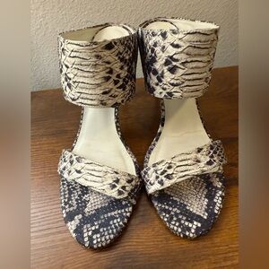 Snakeskin Patterned‎ Women's Sandals